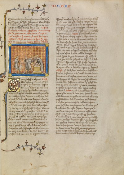 Joseph Cast into the Well by Master of Jean